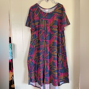 Colorful Geometric Women's Dress